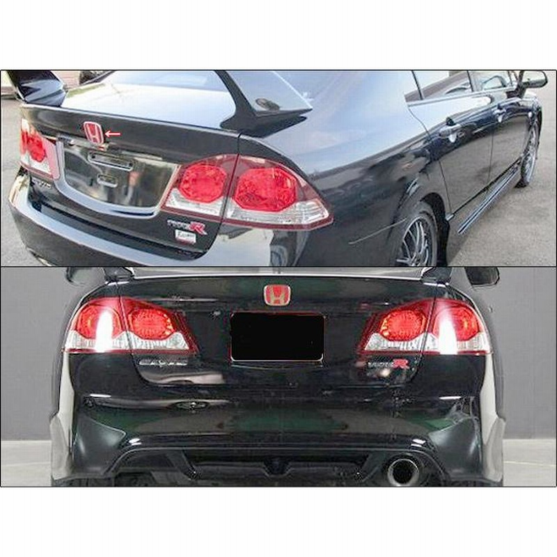 シビックFD2【HONDA】ホンダCIVICタイプR純正JPエンブレム-リアHマーク(NH731P)/USDM国内仕様JDMバックグランド黒 TypeRクリスタルブラック | LINEブランドカタログ