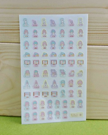 【震撼精品百貨】Little Twin Stars KiKi&LaLa 雙子星小天使 小貼紙-兔子 震撼日式精品百貨