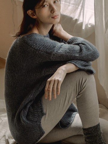 Cashwool Span Holgament Basic Knit Leggings (5 colors)