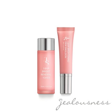 【新品】LipoA雙星體驗組(LipoA煥膚透亮化妝水15ml+LipoA煥膚無瑕精華乳10ml)