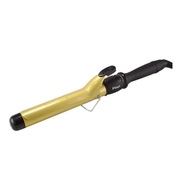 Pingo 台灣品工 全新二代黃金陶瓷加長型電棒捲 金屬棒體長17公分 四段控溫設計 防燙安全腳架