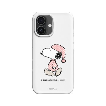 iPhone 16 SolidX 白 - 史努比 Snoopy - Snoopy Go to sleep
