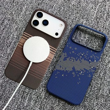 超薄碳纖維外殼適用於Iphone 17 Air 16 15 14 13 12 Pro Max Plus手機殼磁性防摔保護