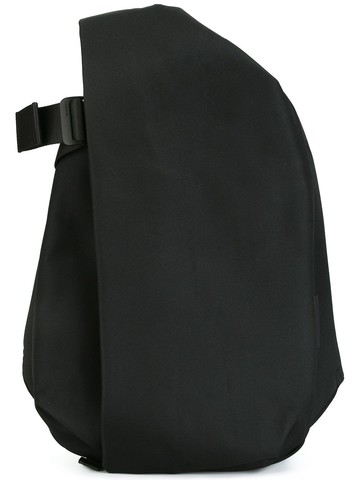 Côte&Ciel - medium flat front backpack - unisex - Canvas - One Size - Black