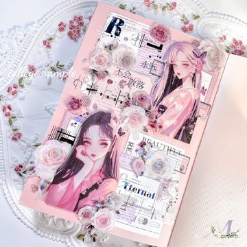 貼紙 original sticker 人物貼紙 原創貼紙 女孩貼紙 裝飾貼紙