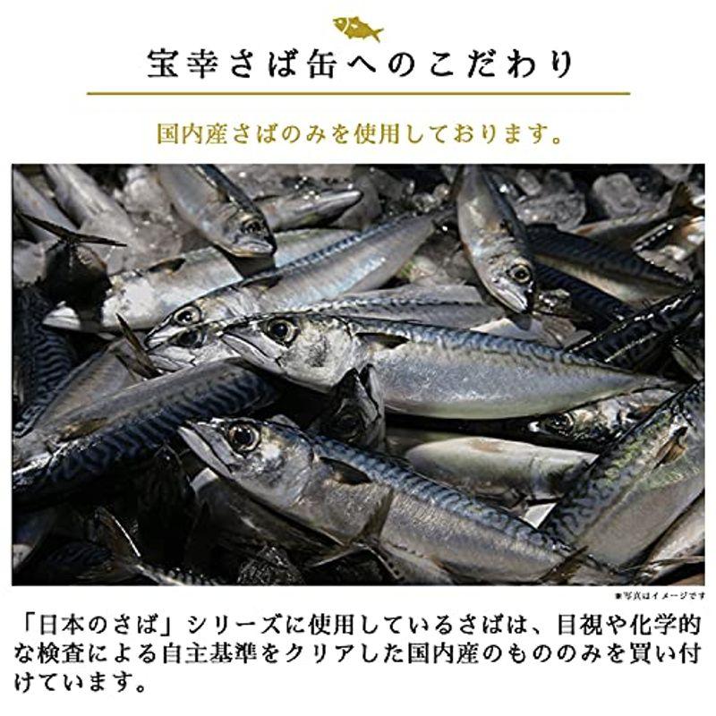 宝幸 日本のさば水煮 食塩不使用 昆布だし使用 190ｇ×24缶 190グラム (x 24)