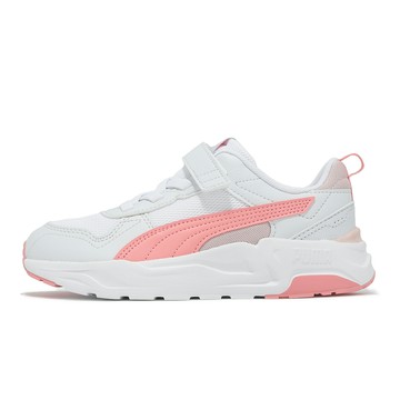 Puma 休閒鞋 Trinity 2 LT AC+ PS 中童 童鞋 白 粉紅 運動鞋 魔鬼氈  40370404