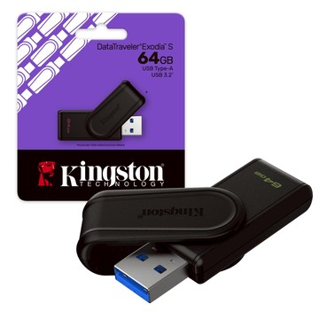 Kingston DataTraveler Exodia S 64G 128G 256G USB3.2 隨身碟 台灣保固