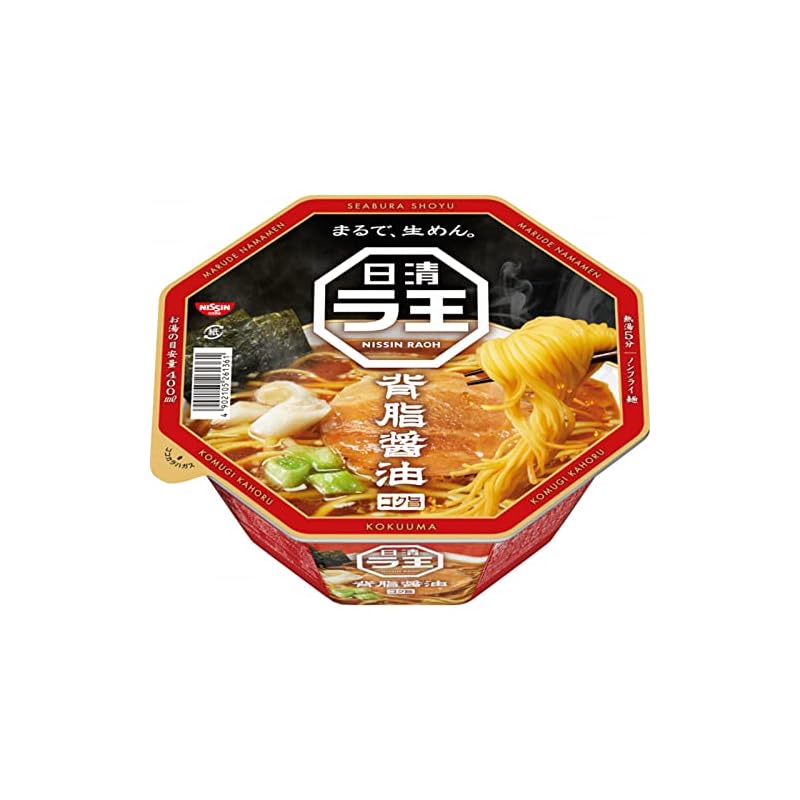 日清食品 日清ラ王 背脂醤油 112g 12個