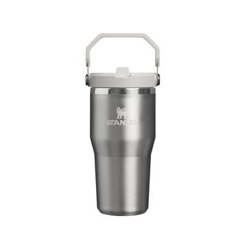 STANLEY 經典系列 IceFlow 手提吸管杯2.0 0.59L / 鋼鐵灰
