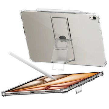 araree iPad Flexield SP 透明 Apple Pencil 收納 4段角度支架保護殼  iPad Air 13吋 (M3)/(M2)  1個