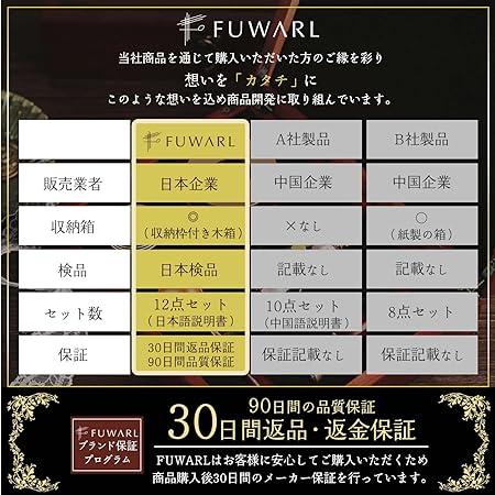 FUWARL シーリングスタンプ アンティーク調収納BOX付き シーリングワックス 12点セット 封蝋 初心者 手紙(レトロフラワー×すずらんA)