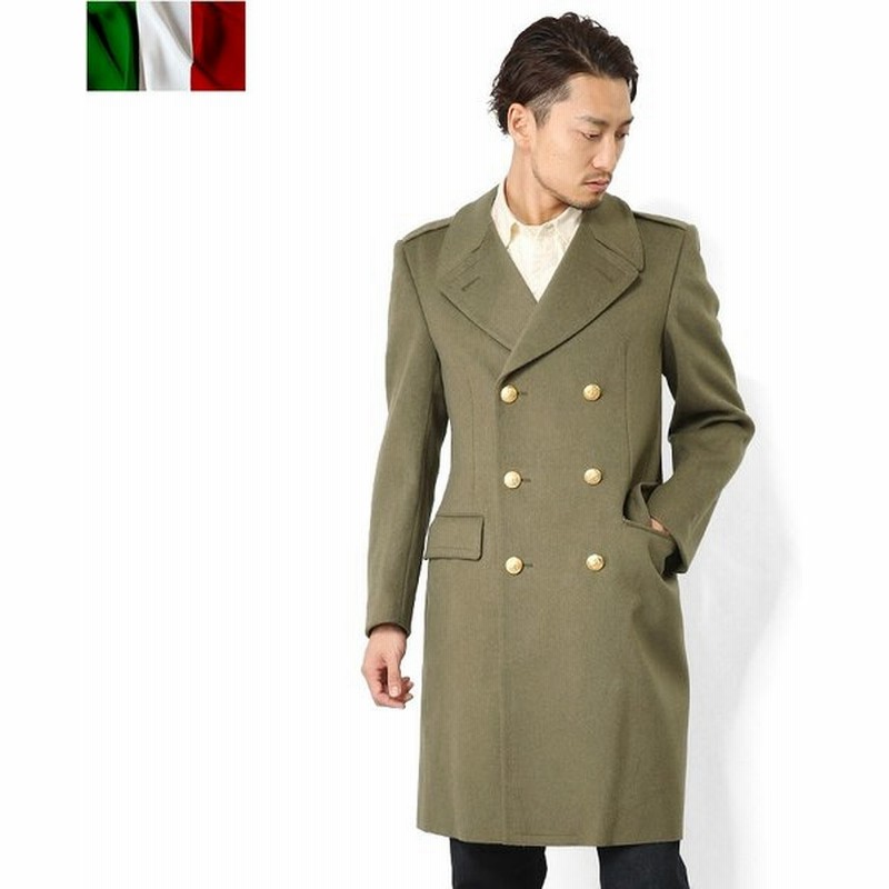 実物 Used イタリア軍 オフィサーウールロングコート メンズ アウター ミリタリーコート 軍物 軍服 軍用 放出品 クーポン対象外 通販 Lineポイント最大0 5 Get Lineショッピング