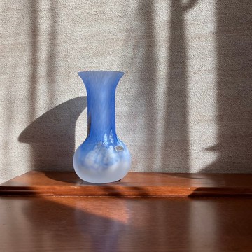 北歐*BODA 水藍色花瓶/淺藍色/古董花瓶
