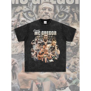 Bc嘴炮康納麥格雷戈UFC格斗拳擊美式印花重磅長袖圓領連帽衛衣