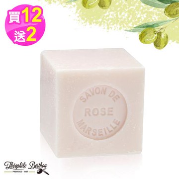 法國戴奧飛波登方塊馬賽皂(玫瑰)100g x12顆贈2顆(共14顆)