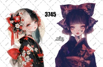 original sticker no.3745 人物貼紙 原創貼紙 原創人物貼紙 裝飾貼紙 cotton melody