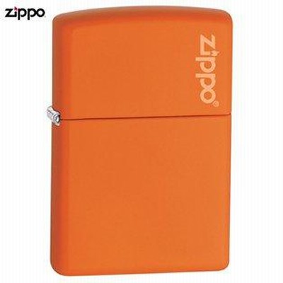 ZIPPO ジッポーロゴ 231ZL マットオレンジ オイルライター