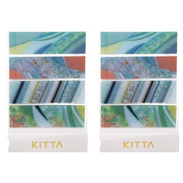 KING JIM 隨身攜帶和紙膠帶 透明 玻璃  15x50mm  沖田奈央設計款  2捲