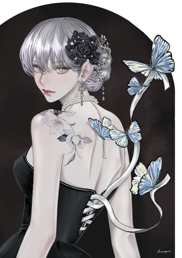 (Papillon Nocturne) 明信片