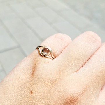 時晴金工  | 望向你的眼 | 純銀黃水晶