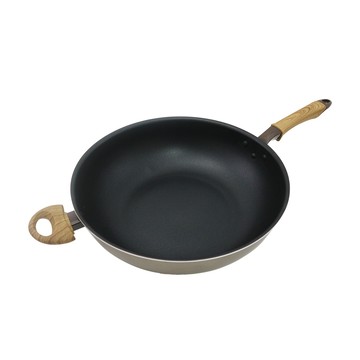 一品川流 好煮意 IH 日本大金不沾炒鍋-34cm-2支