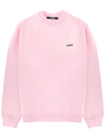 jacquemus grosgrain logo sweatshirt