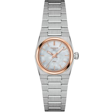 TISSOT 官方授權 PRX系列 珍珠貝石英女錶 開學新裝備 25mm T1370102111100