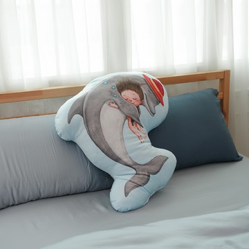 【繪見幾米】擁抱 擁抱海豚 造型大抱枕