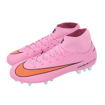 Nike 足球鞋 ZM Superfly 10 Academy AG 男鞋 粉紅 人工草皮 緩震 FQ8329-600