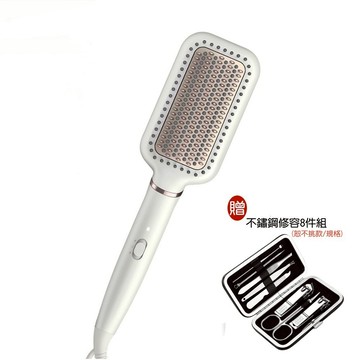 【PHILIPS 飛利浦】BHH880/50 沙龍級陶瓷電熱直髮梳 魔法梳 現貨供應 贈超值好禮