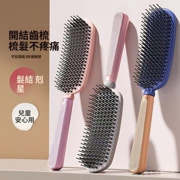 順髮梳 按摩梳 美髮梳 梳子 防靜電梳子 防打結梳子台灣現貨低針順髮梳 氣墊梳 乾濕兩用梳 不傷髮梳子 蓬鬆梳 打結梳