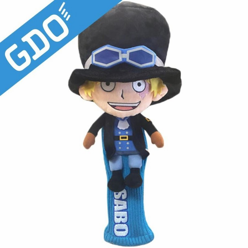 ONE PIECE ワンピース ヘッドカバー 2点セット ルフィ― ボーダー