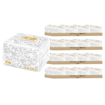 GREEN&SAFE 永豐餘生技 芙蓉MFP抽取式紙巾 2層  30包  4箱