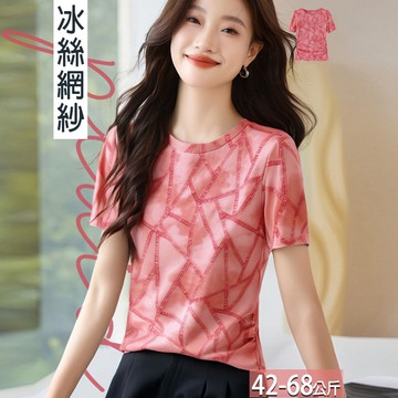 圓領字母幾何植絨皺褶收腰正肩上衣 M-3XL【035272X】【現+預】☆流行前線☆