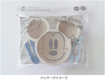 Nishiki Kasei Mickey Mouse First Udon Set Made in Japan