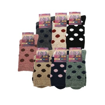 ANUAN女兔毛襪-22~26cm-AN-A3004N-12雙入