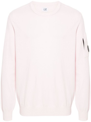 C.P. Company - Lens cotton jumper - men - Cotton - 48 - Pink