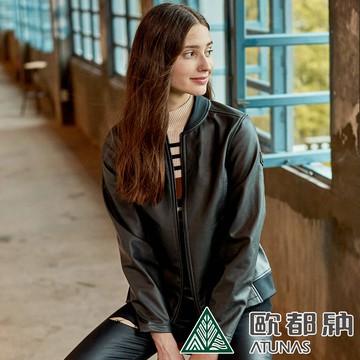 女款潮流飛行外套(A2GA2203W黑/防潑水/抗風/透氣)