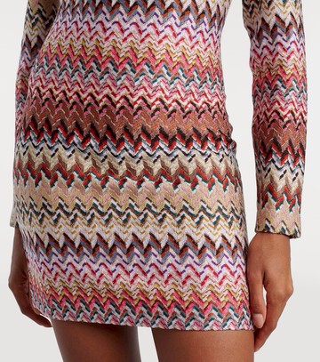 Missoni Zig Zag lamé minidress