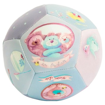 Moulin Roty 帕奇寶貝PU軟球 適合10個月以上寶寶  1個  多色  直徑 10 cm