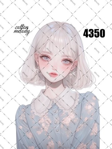 original sticker no.4350 人物貼紙 原創貼紙 原創人物貼紙 裝飾貼紙 cotton melody