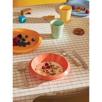 意大利ALESSI 兒童餐具刀叉勺套輔食餐盤碗牛排西餐彩色可愛送禮