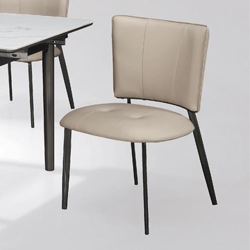 Boden-伊尼特工業風皮革餐椅/單椅/休閒椅/洽談椅/商業椅(兩色可選)