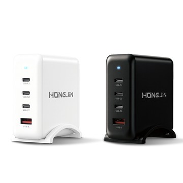 宏晉100W-PLUS桌面充電座PD快充最高支援100W支援筆電手機平板多設備附底座 廠商直送