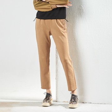 CLL巧玲瓏 可愛小兔文字造型休閒褲 3171108