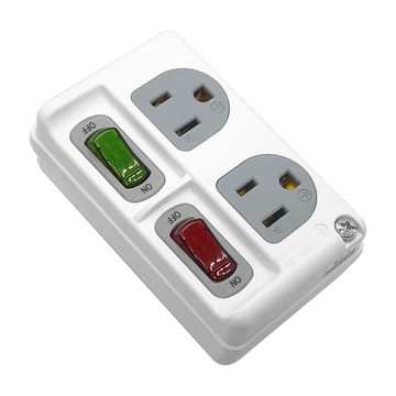 【威電】CB-3221 3轉2 2開2插 高負載 分接式插座(三轉二 3孔轉2孔 壁插 分接器)
