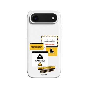 iPhone Air SolidX 白 - 奧樂雞 Ology - Warning