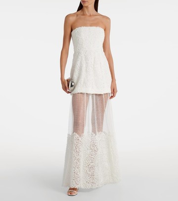 Simkhai Marella chiffon bustier dress