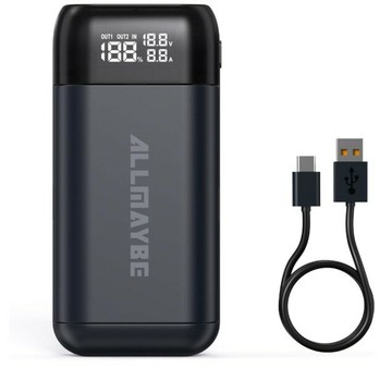 XTAR【日本代購】 PC2 最大2AX2 快速USB充電器Li-ion充電電池專用-黑